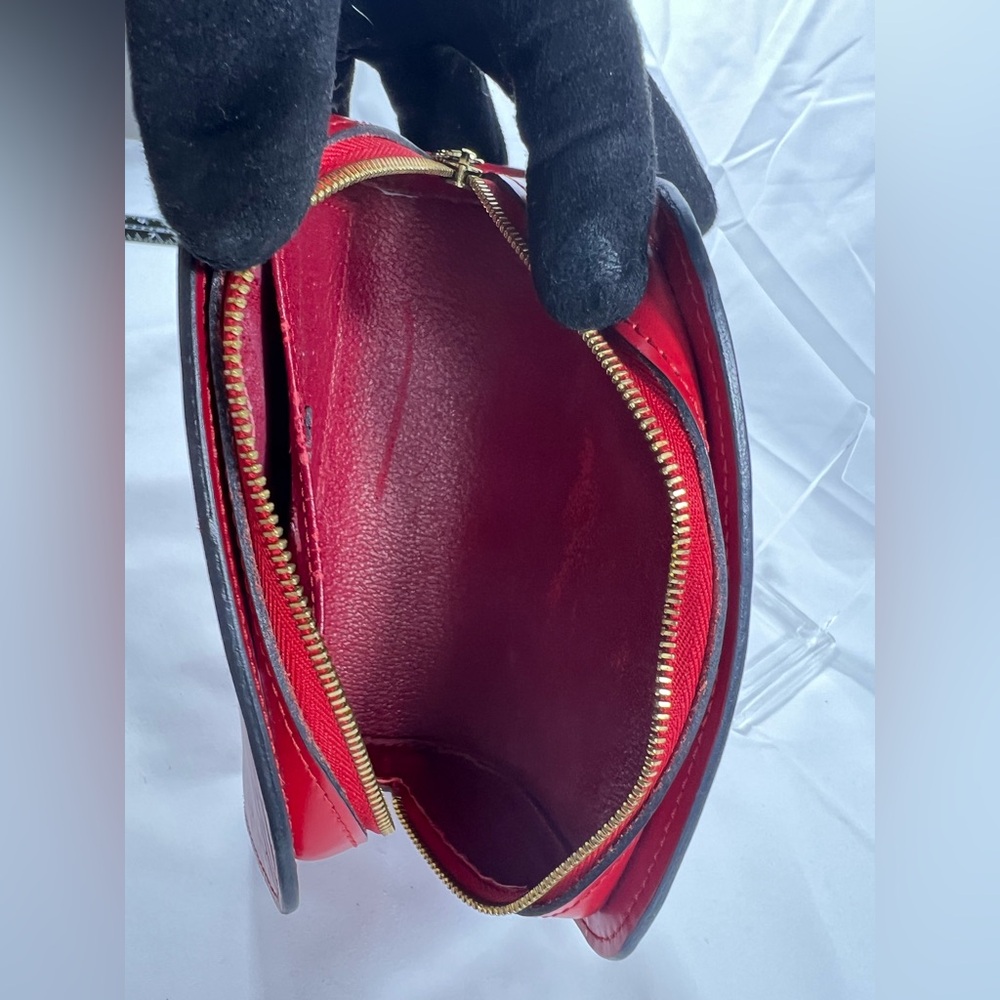 Louis Vuitton Dauphine Red Epi Leather Cosmetic Pouch GM – Made in France - Picture 5 of 8